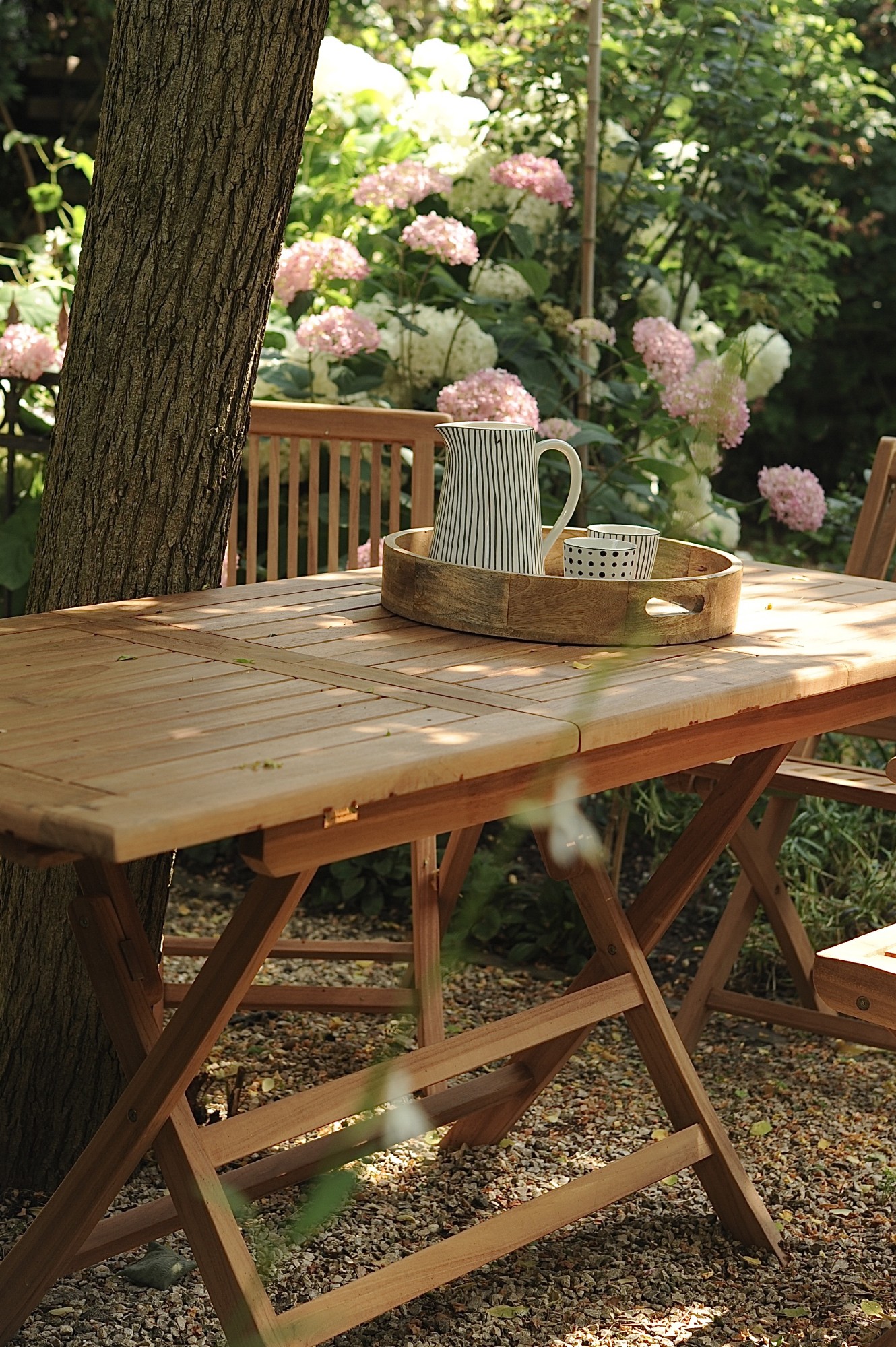 Klapp- & Auszieh-Gartentisch 'Stavanger', Teak natur, B 120 / 170 cm, L 70 cm, H 75 cm günstig bestellen