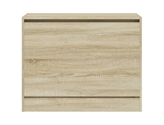 VIDAXL - Armoire à chaussures chêne sonoma 80x34x63 cm bois d'ingénie...