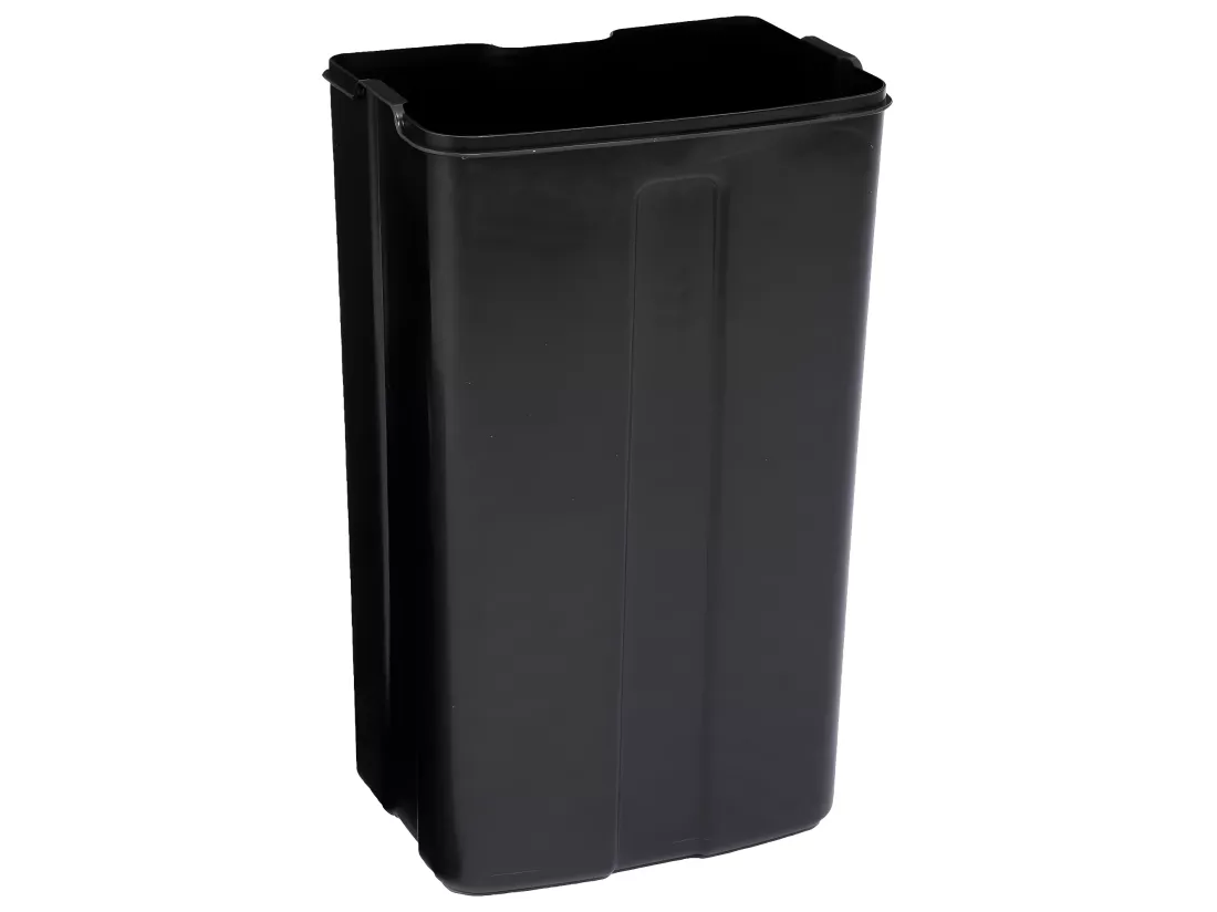 Poubelle 30 Litres en Métal Anthracite ouverture à pédale