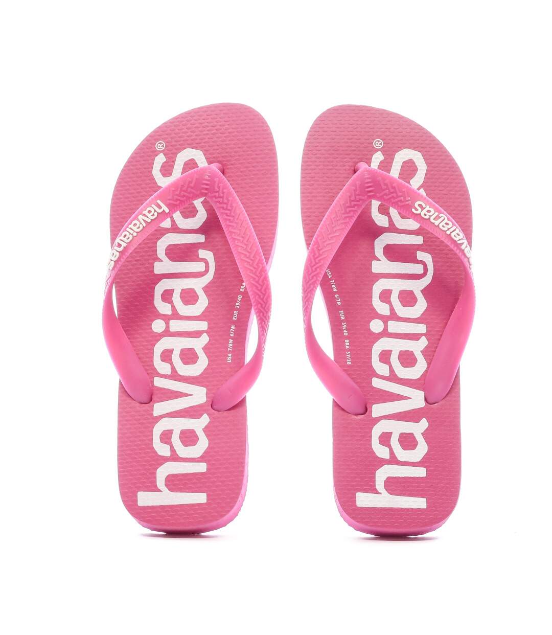 Tongs Roses Femme Havaianas Logomania