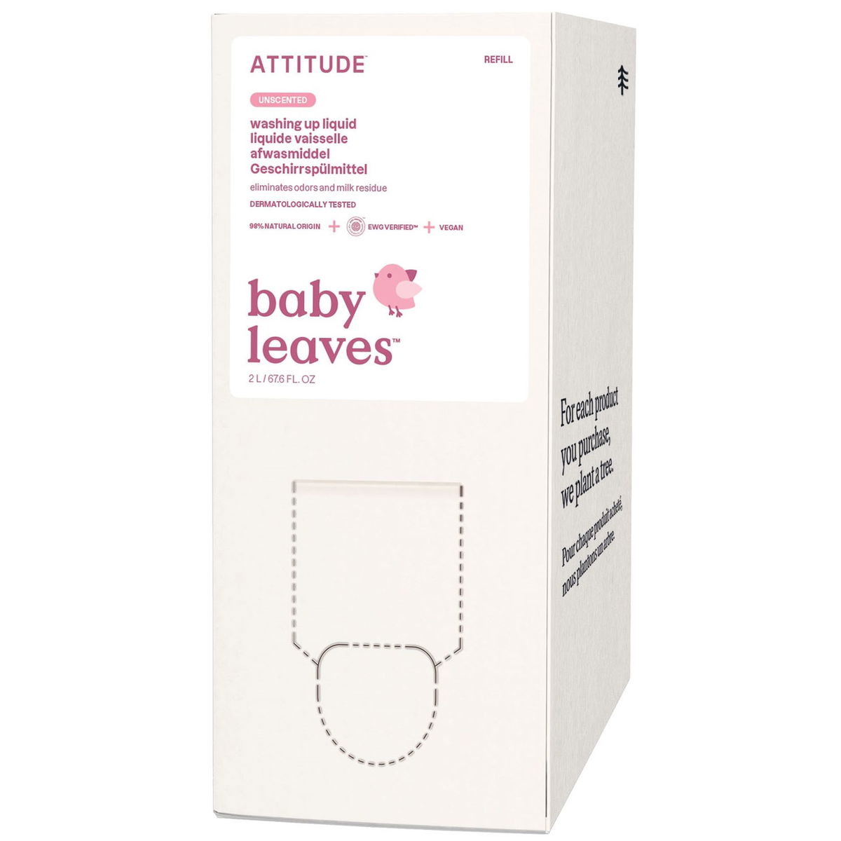 AttitudeAttitude   Baby Leaves Geschirrspülmittel Refill