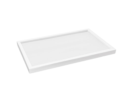 PEGANE - Chiffonnier avec 3 tiroirs coloris naturel et blanc