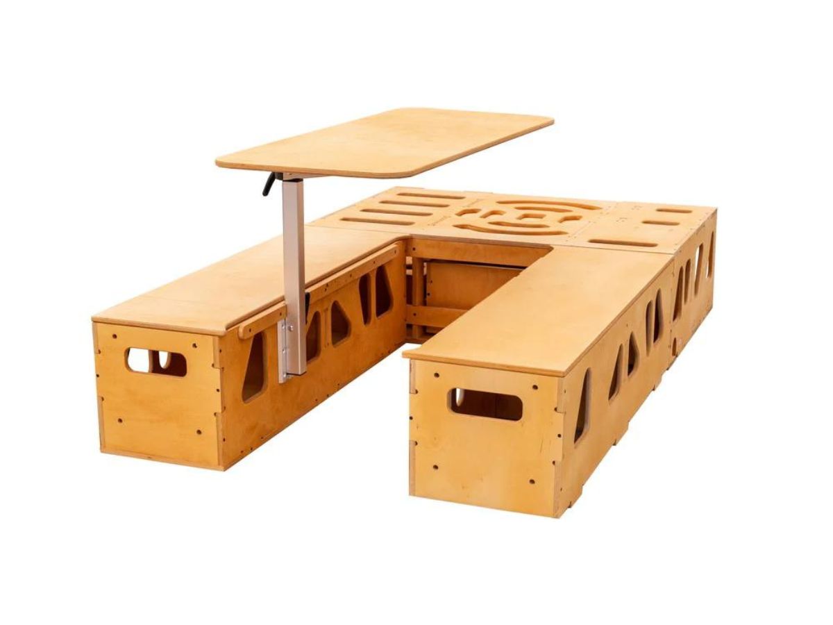 Moonbox 124 cm Modify Nature Bus campingbox met tafel