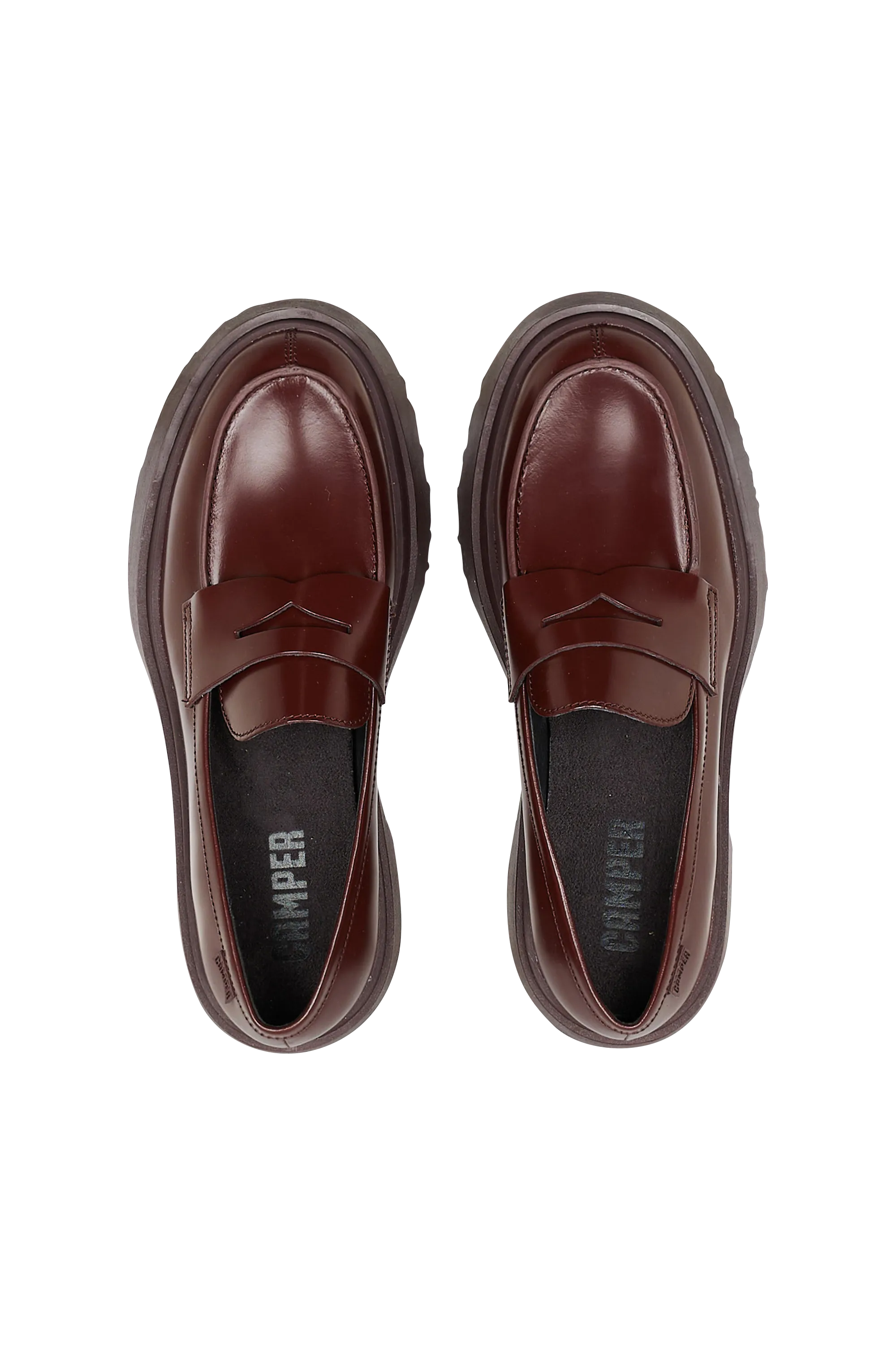 CAMPER Mocassins Walden Rouge