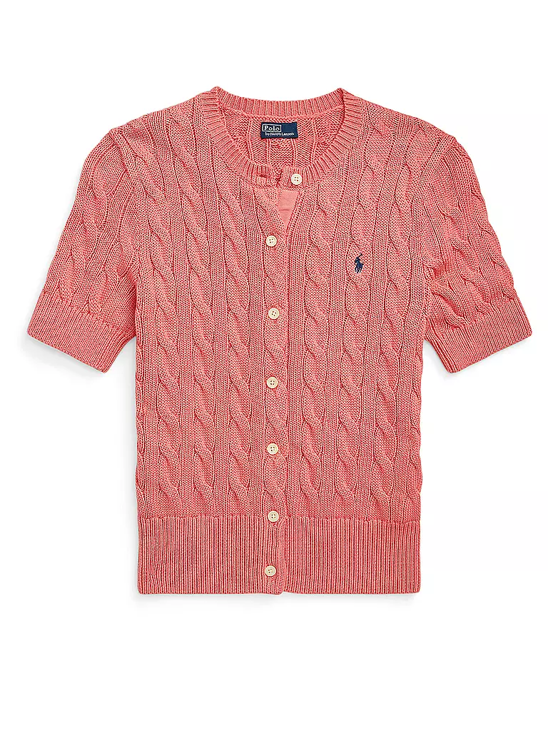 POLO RALPH LAUREN Strickjacke Slim Fit pink