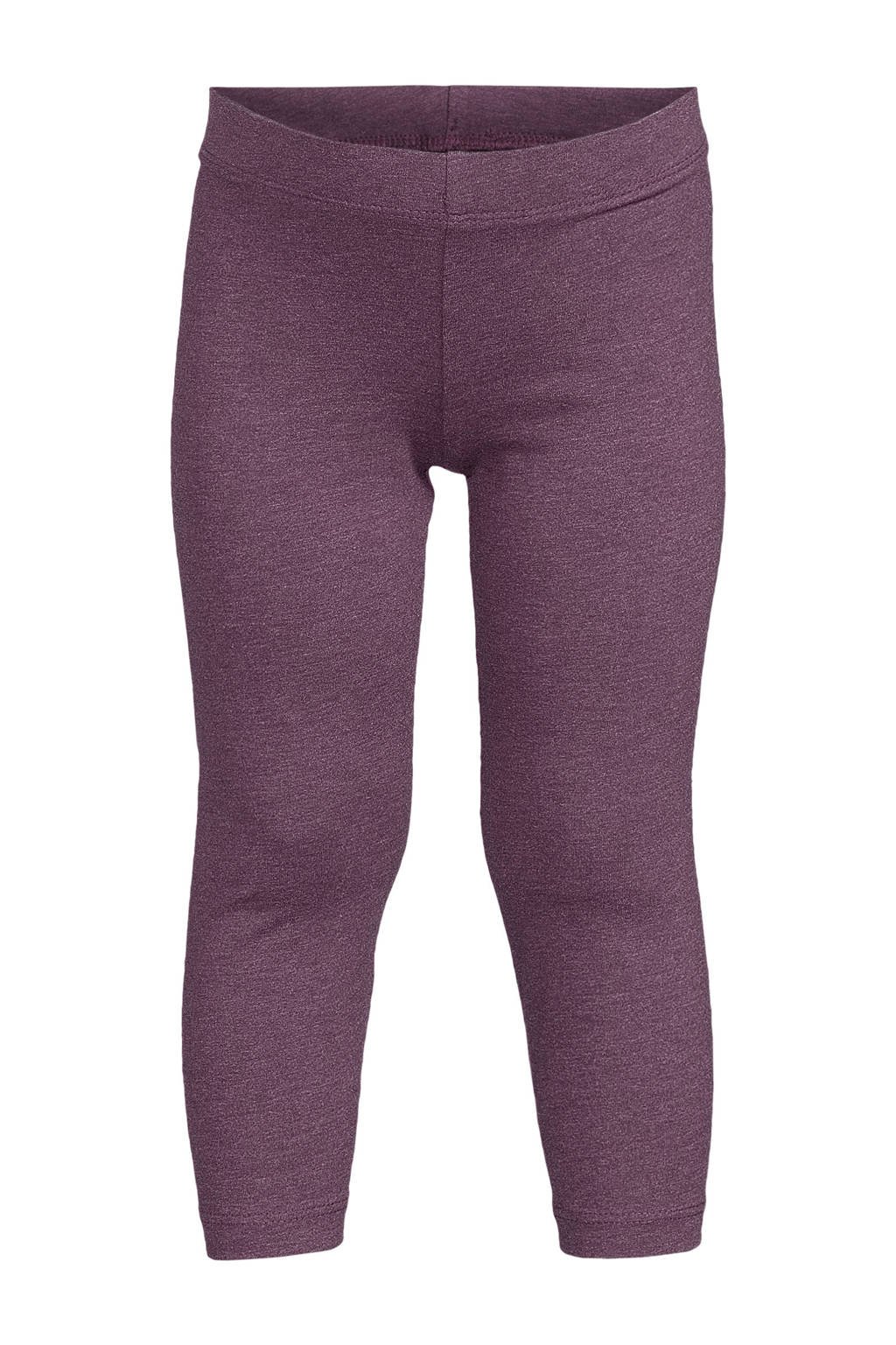 anytime capri legging paars melange