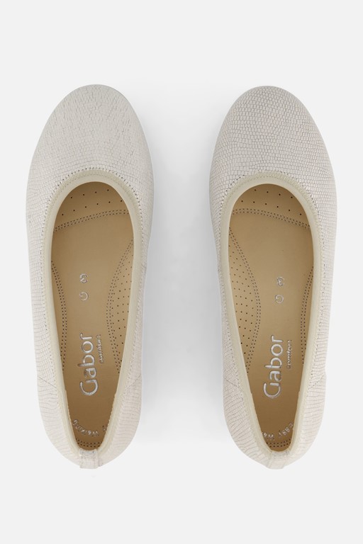 Gabor Pumps wit Textiel