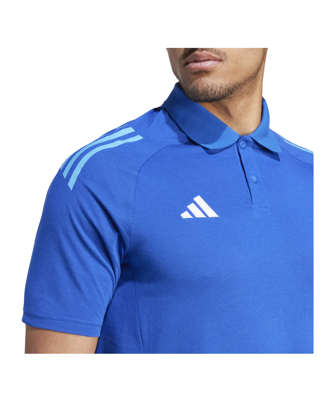 adidas Tiro 24 Competition Poloshirt Blau