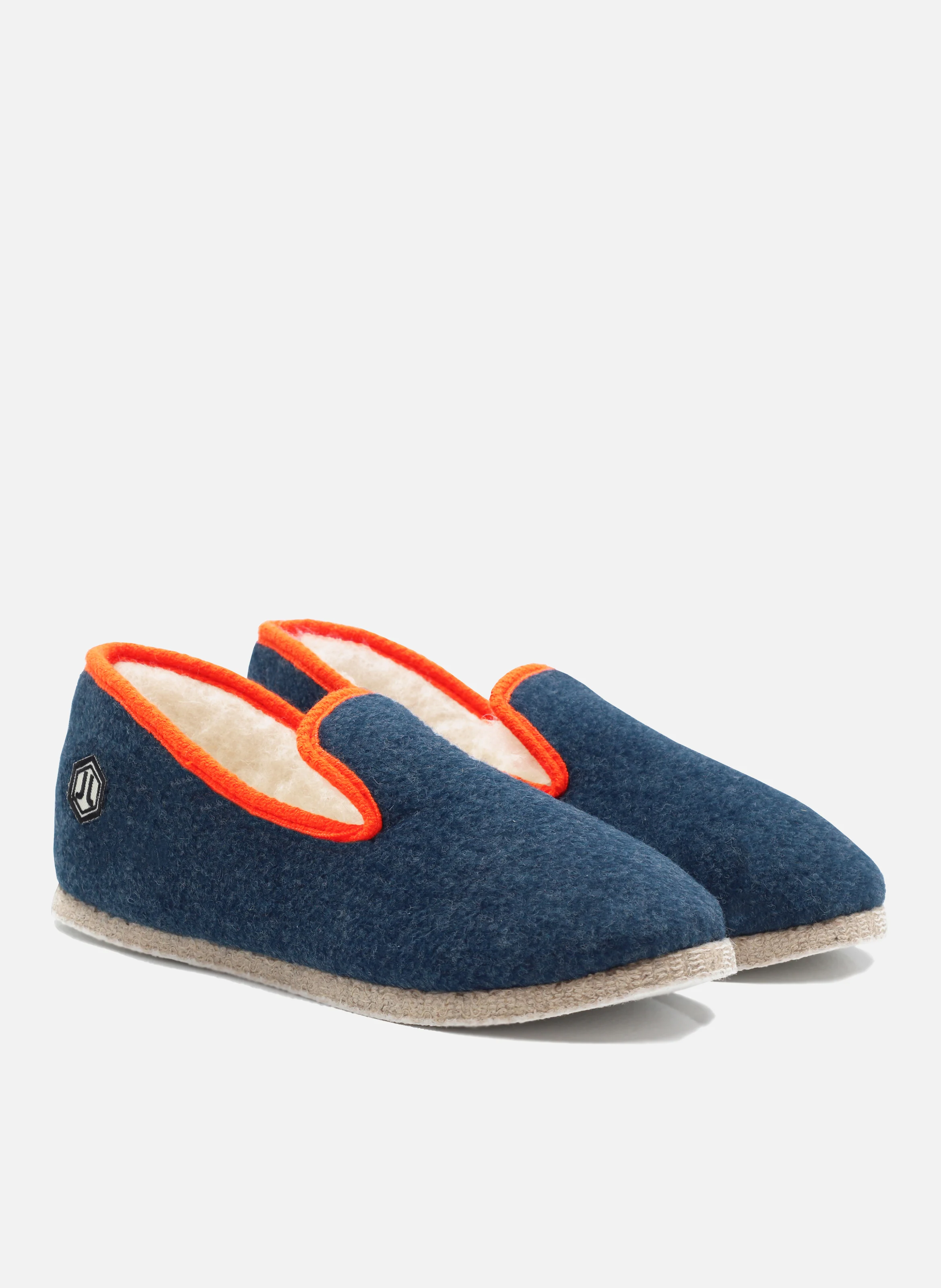 Charentaises tissu | Bleu