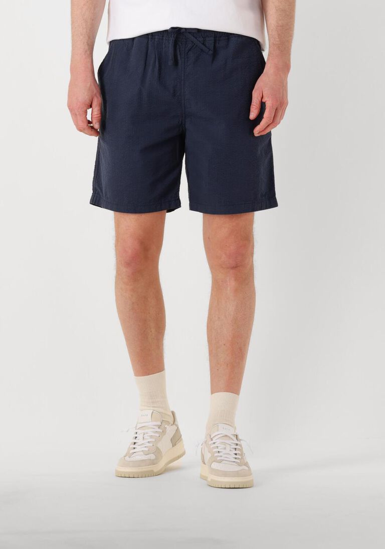 donkerblauwe forét korte broek hush seersucker short
