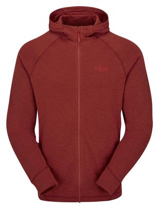 Polaire à Capuche Rab Nexus Rouge