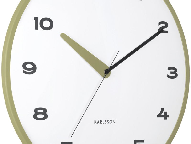 Wall Clock Brisk Dome KA6028BL Classic blue