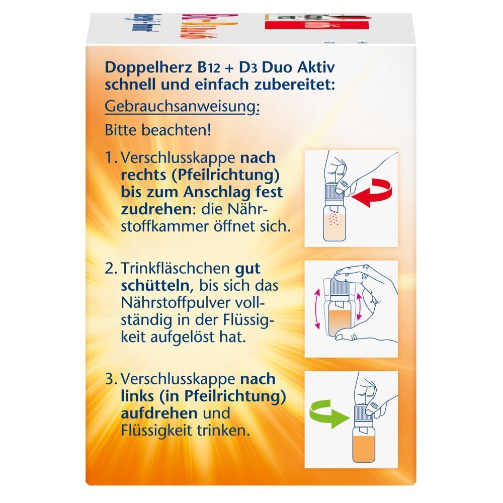 Doppelherz® aktiv B12 + D3 Duo Aktiv Energie+Immun