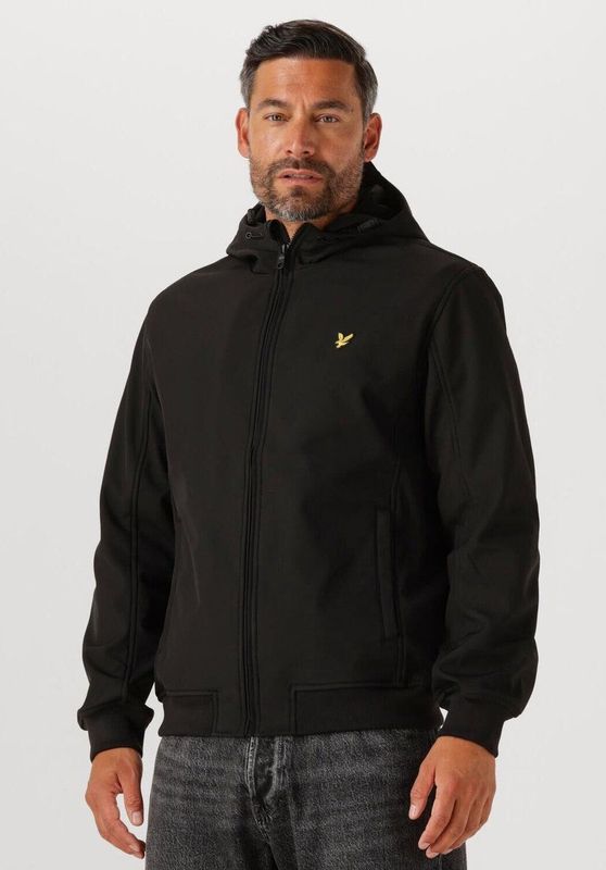Lyle & Scott - Fleece Back Softshell - Jas - Jet Black