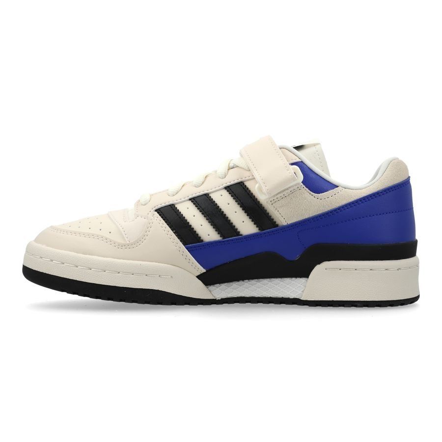 adidas Originals Chaussures Forum Low - Blanc/Noir/Bleu Femme