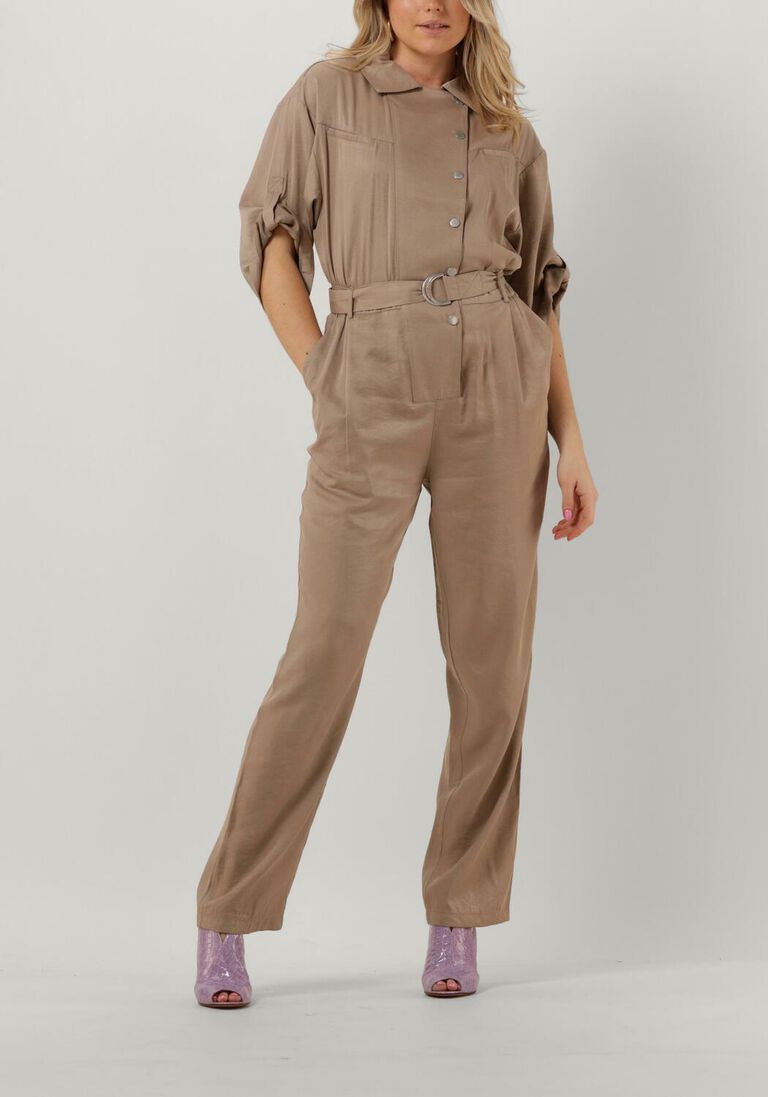 beige aaiko jumpsuit nadina vis 510