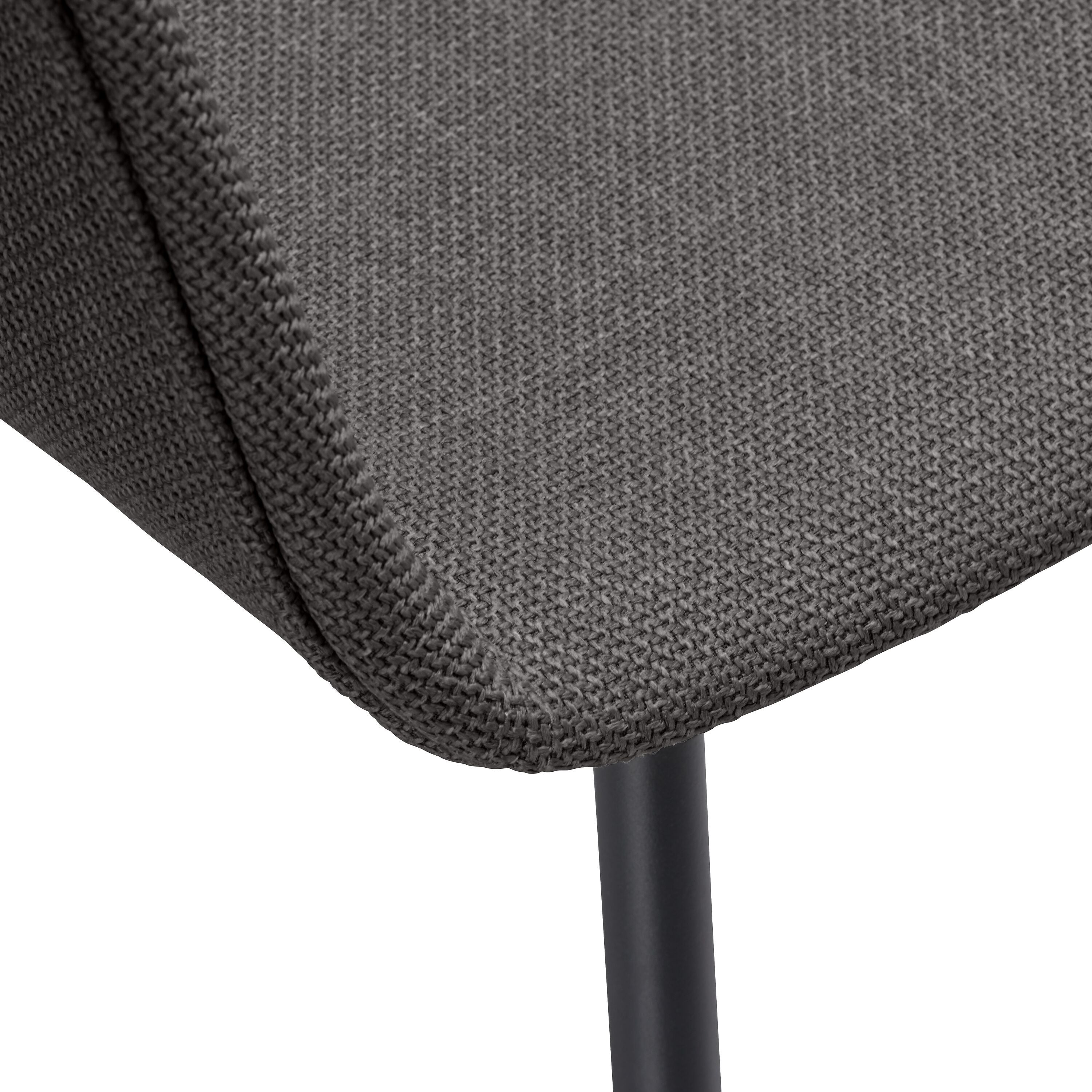 GIANNI Stuhl - Anthrazit / B: 53.5 cm x T: 55.0 cm x H: 84.0 cm