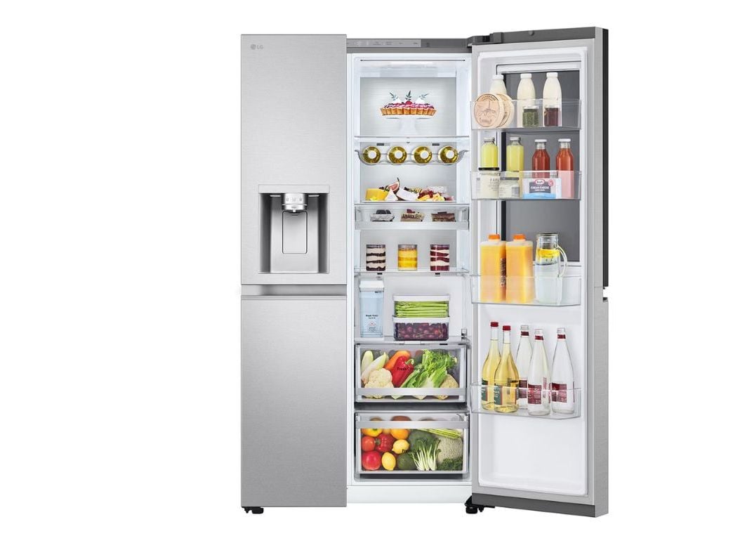 FRIGORÍFICO AMERICANO LG GSXE91MBAD INSTAVIEW SORBET METAL 628L