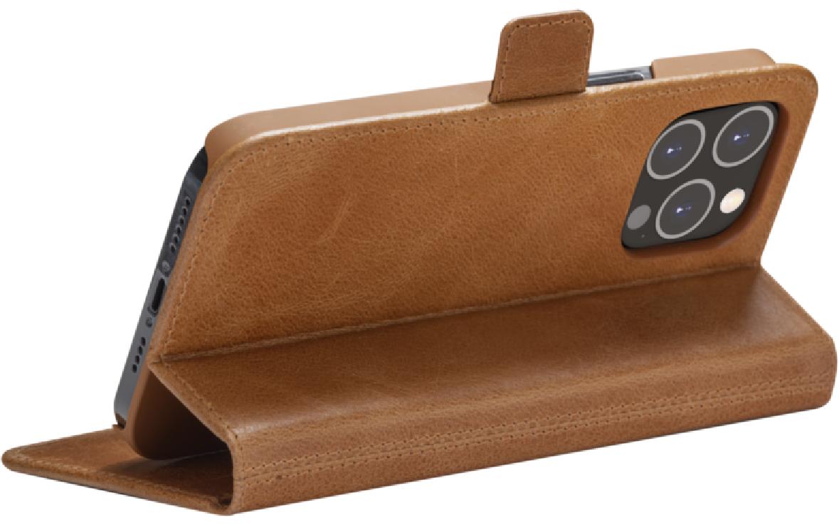 Book Cover Copenhagen Slim iPhone 14 Pro BraunSchutzhülle für das Apple iPhone 14 Pro