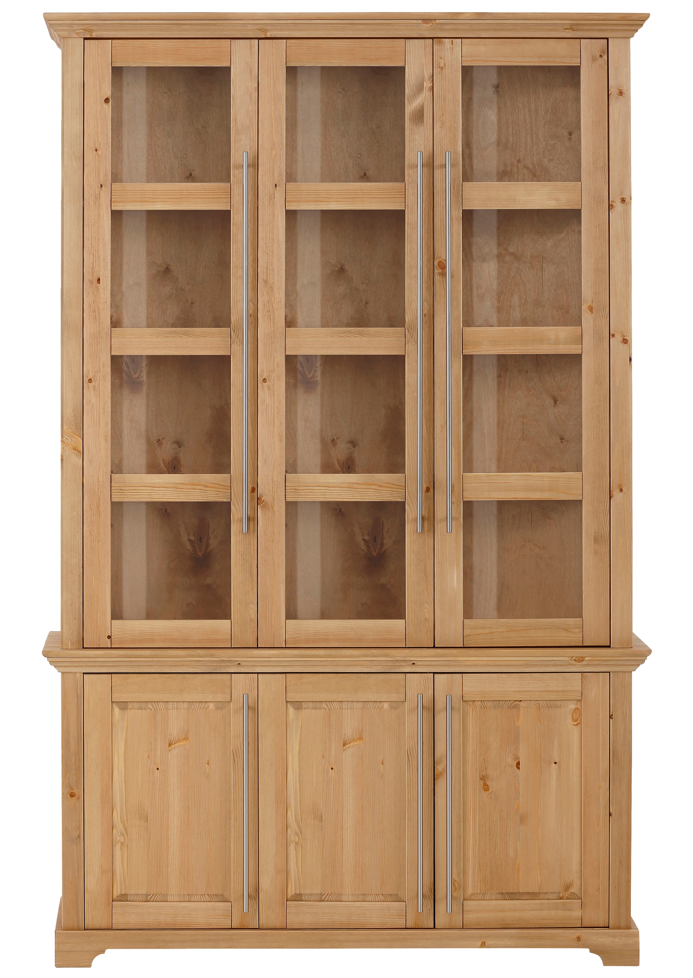 Home affaire Vitrine »Meliss« aus massiver Kiefer, FSC® zertifiziert, Breite 132 cm