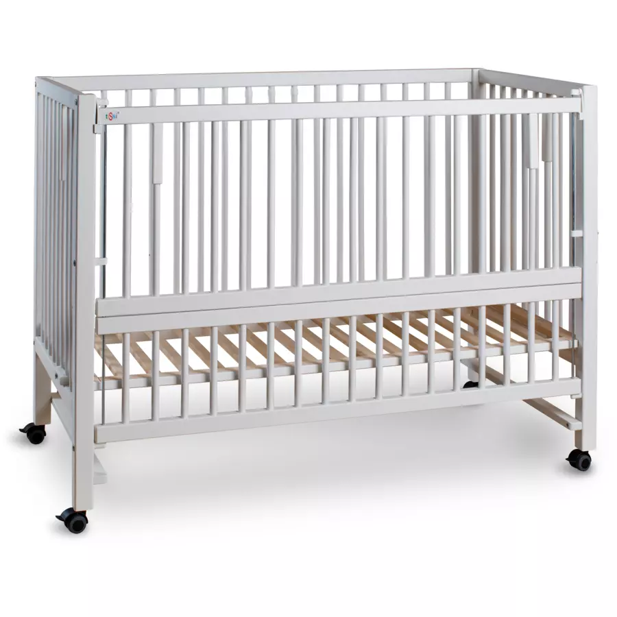 tiSsi® XXL Beistell- und Kinderbett Hajo 60 x 120 cm weiß