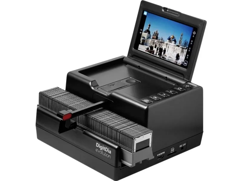 Reflecta DigitDia evolution - Filmscanner (35 mm) - CMOS - 35 mm film - 4608 dpi x 3072 dpi - ADF (50 dias) - HDMI