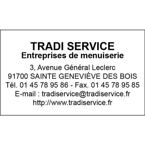 Tampon texte personnalisable Professional Line 5206 Trodat monochrome 8 lignes