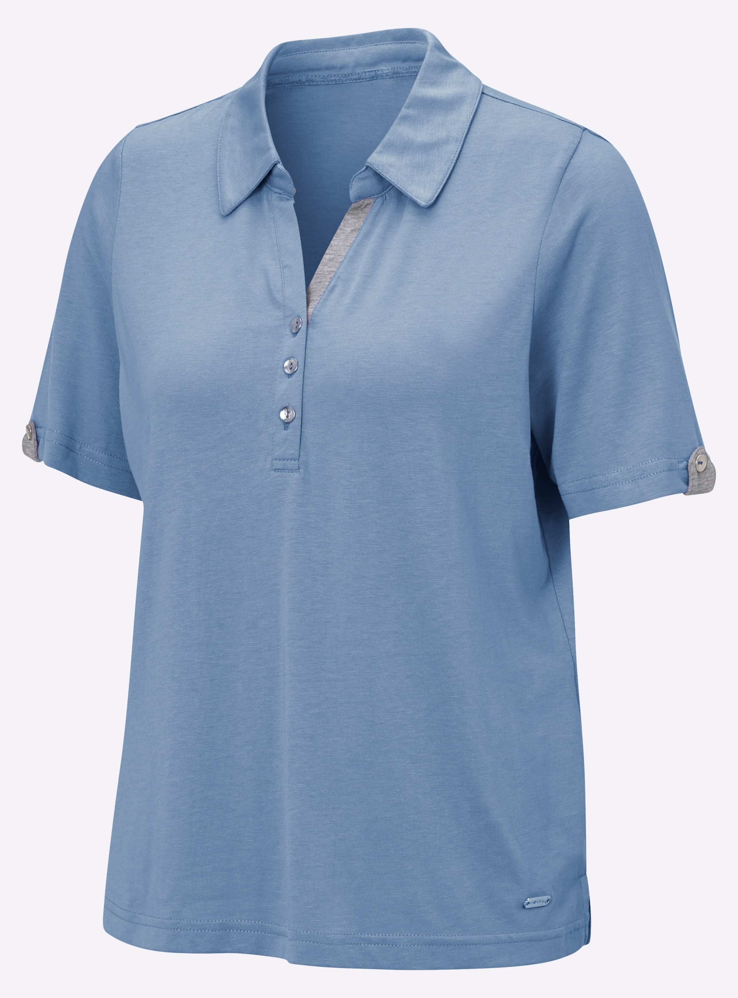 Poloshirt in bleu