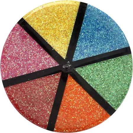 Creative Company Glitzerpuder Farben 6x13g Pastellfarben