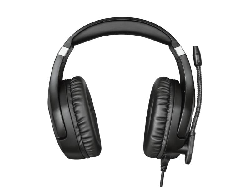 Trust Headset GXT 488 Forze PS4/PS5 Schwarz Gaming-Headset exklusiv für PS4 und PS5 mit einklappbarem Mikrofon und verstellbarem Kopfbügel