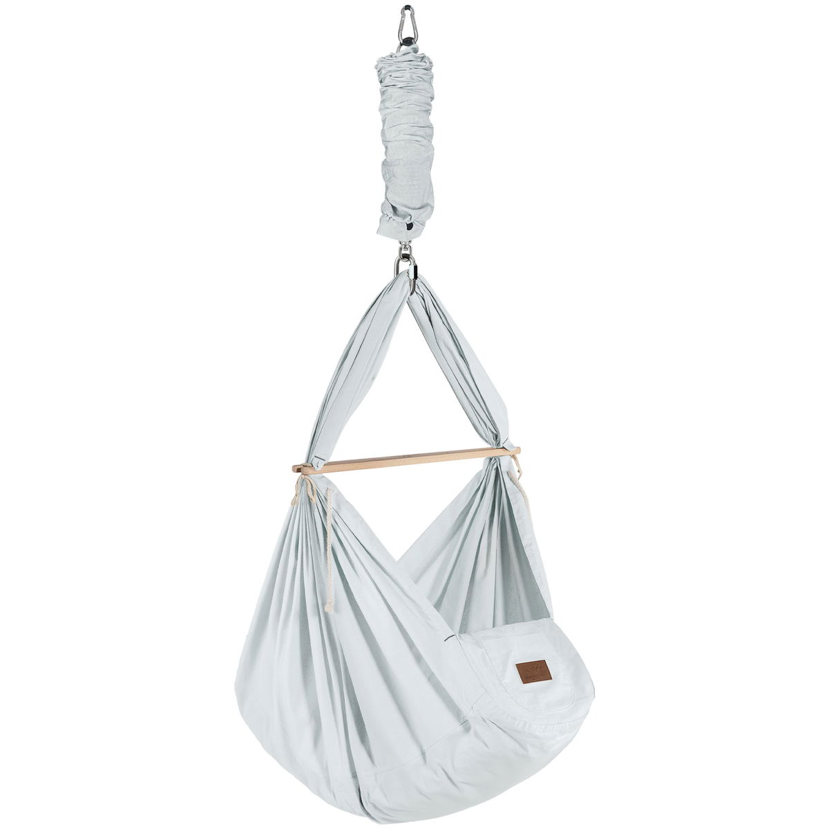 SCHMUSEWOLKESCHMUSEWOLKE   Tipi anthrazit mit anthrazit Motor und Bio Federwiege air grey Kunstfaser