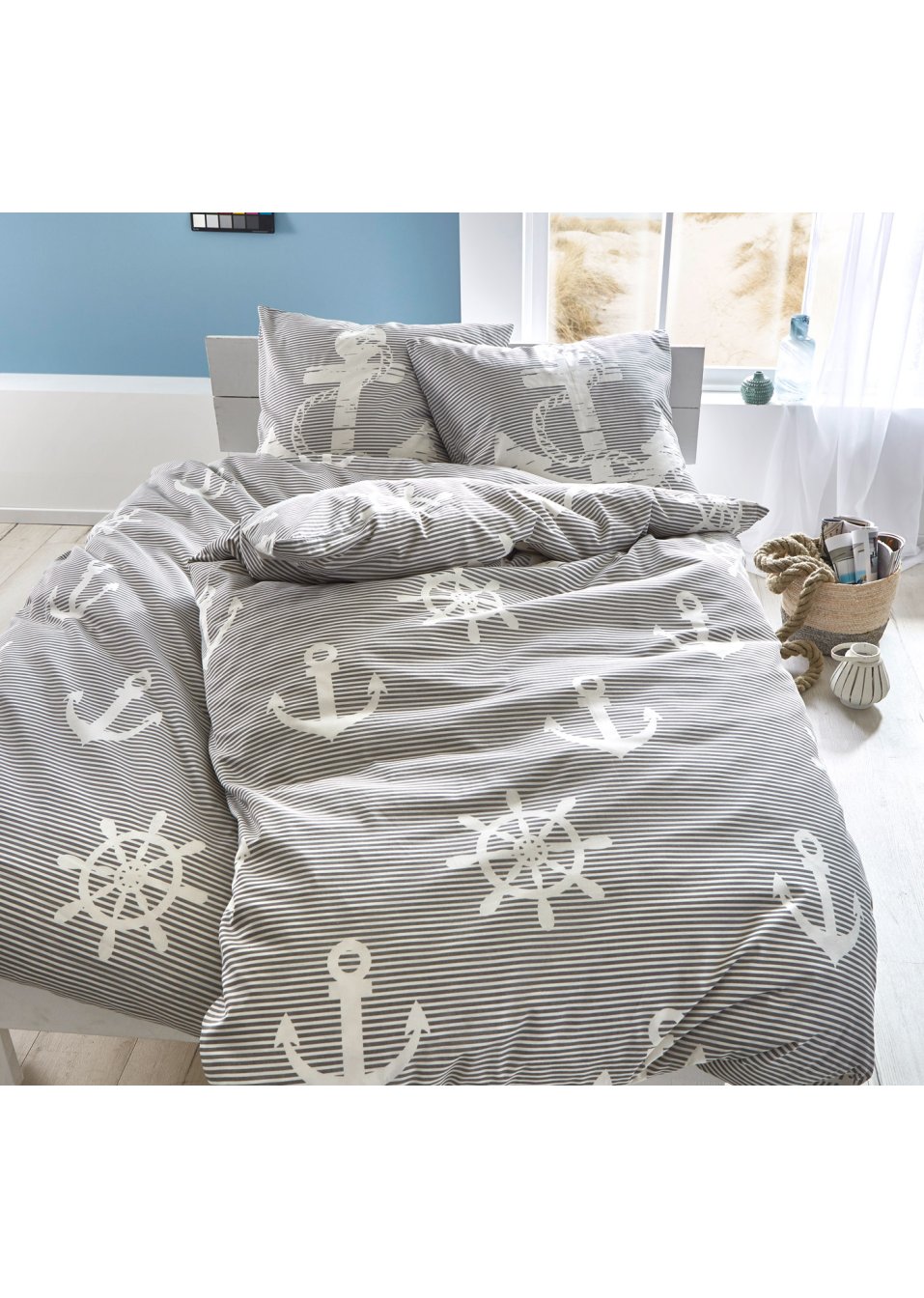 Parure de lit motif marin