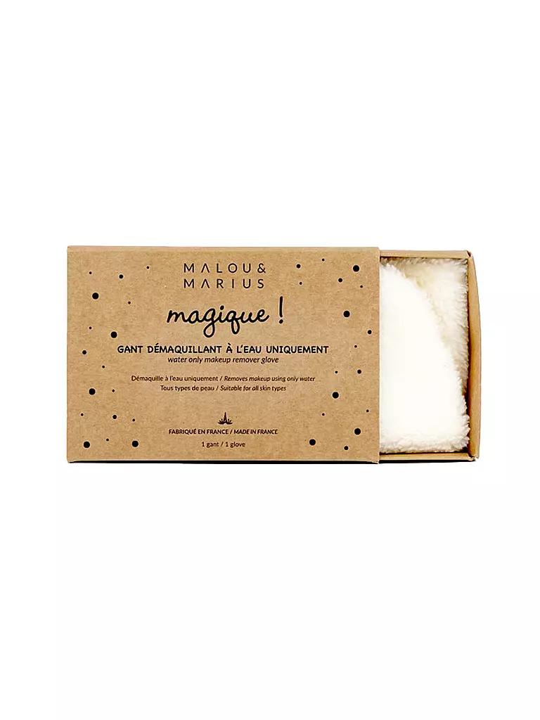 MALOU & MARIUS Glove Make Up Remover weiss