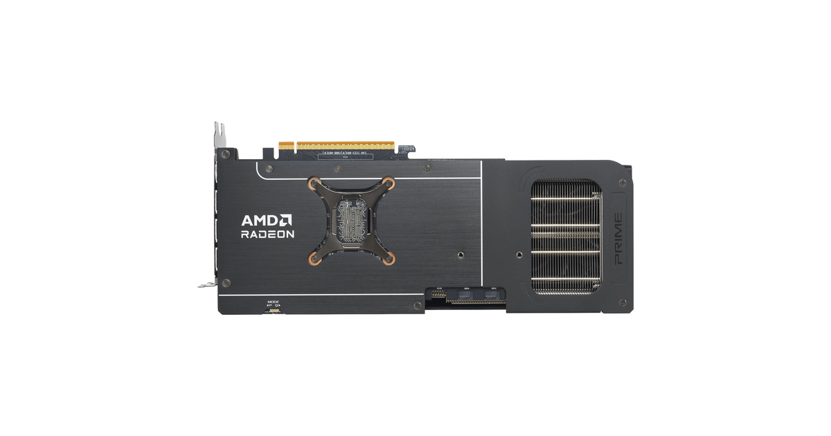 ASUSPRIME Radeon RX 9070 EVO OC grafische kaart  (Grijs, 3x DisplayPort, 1x HDMI)