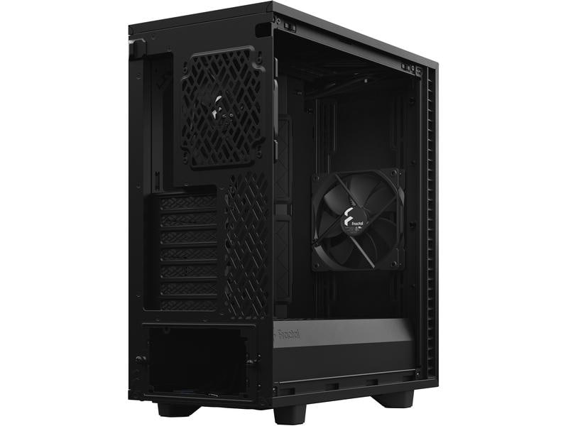 Fractal Design PC-Gehäuse Define 7 Compact Schwarz Kompaktes Mid-Tower für ATX-Motherboards