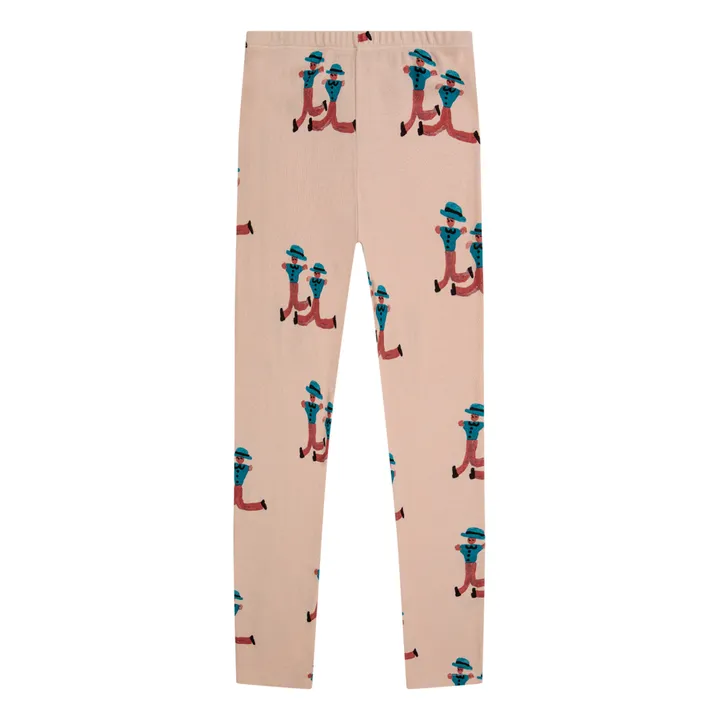 Bobo Choses Leggings Coton Bio Personnages | Rose pâle
