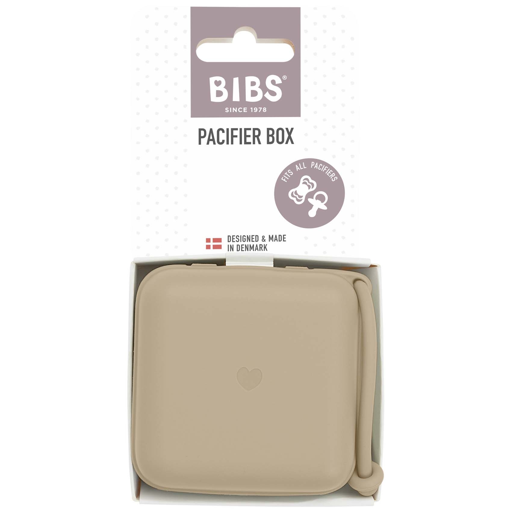 Bibs fopspeendoosje geel