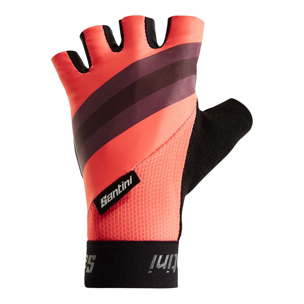 Santini BENGAL - Mitaines grenadine corail fluo