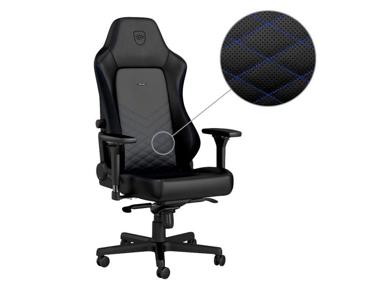 noblechairs Gaming-Stuhl HERO Schwarz/Blau Ergonomischer Gaming-Stuhl