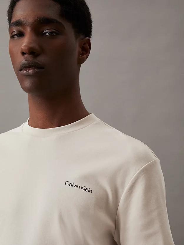 Camiseta de mistura de algodão