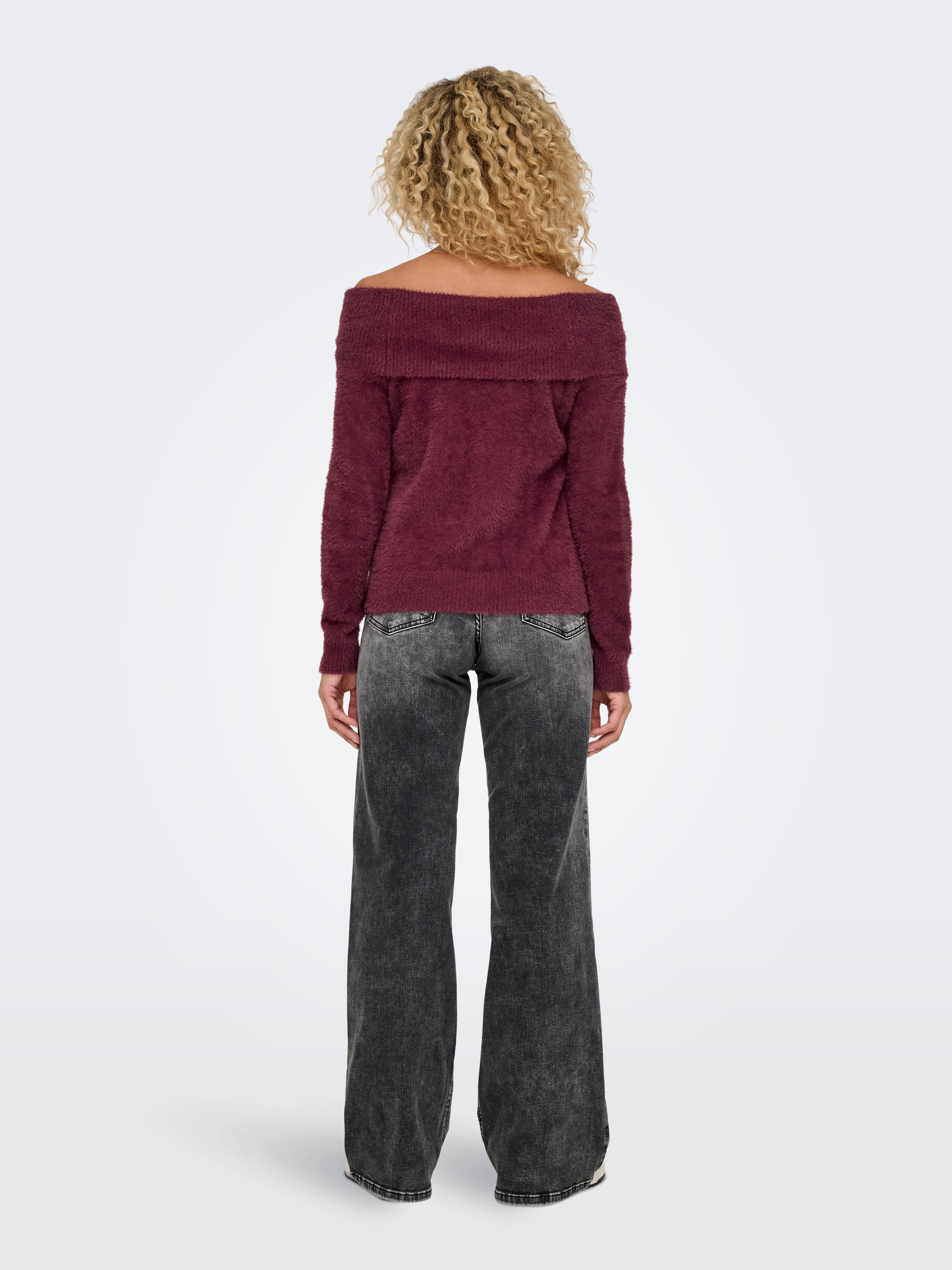 ONLSIFF Strickpullover Burgundy
