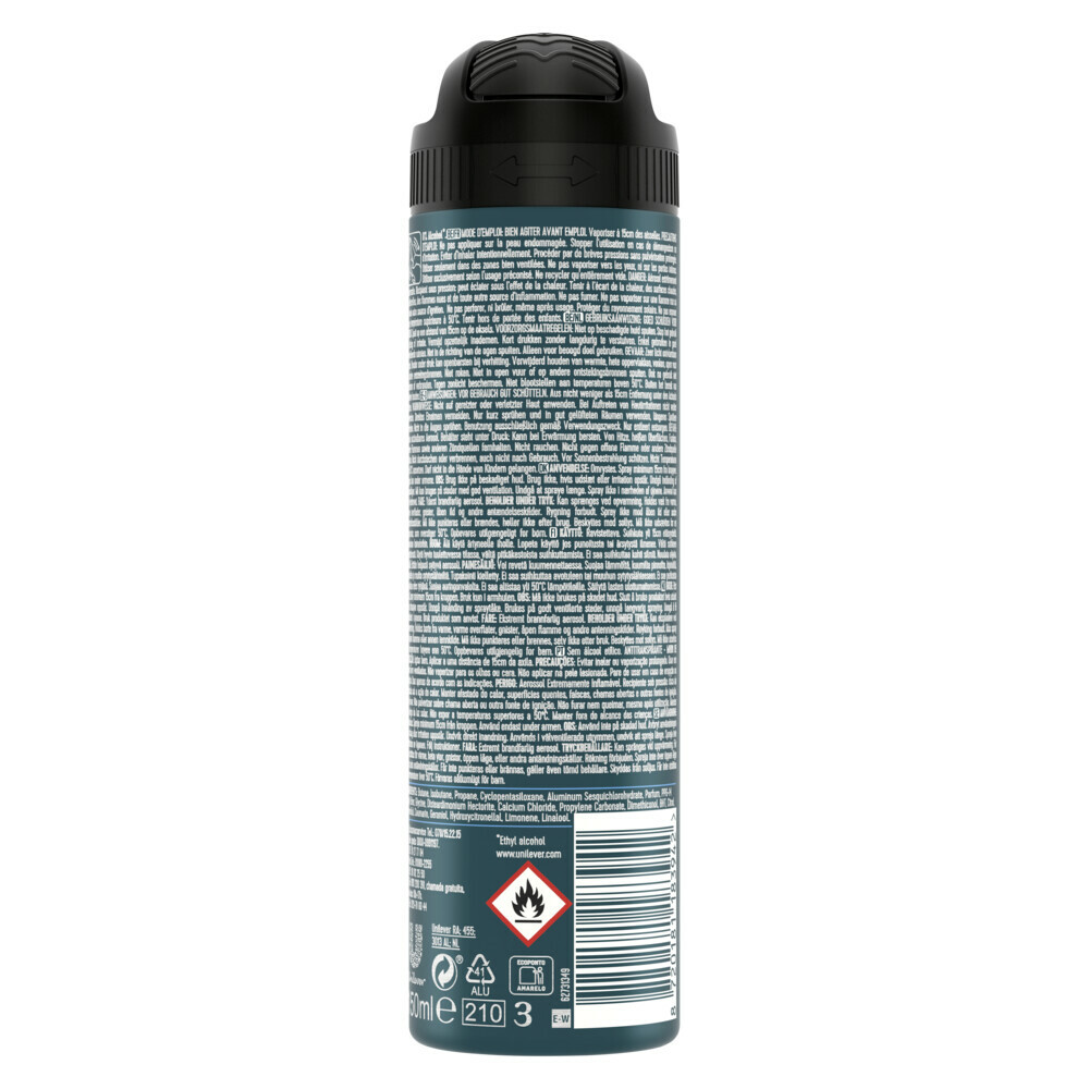 Rexona Men Deodorant Spray Advanced Protection Cobalt Dry150 ml
