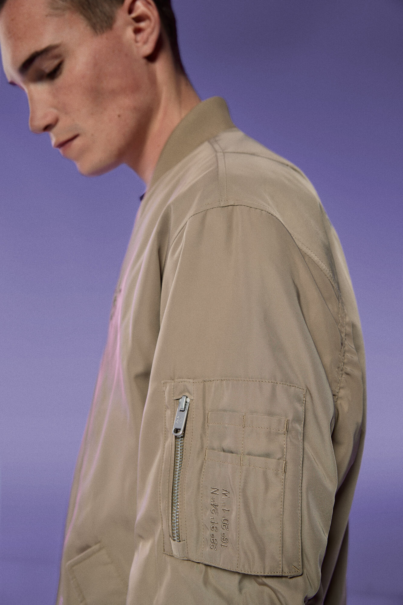 Jaqueta bomber acolchoada da Pedri x Springfield