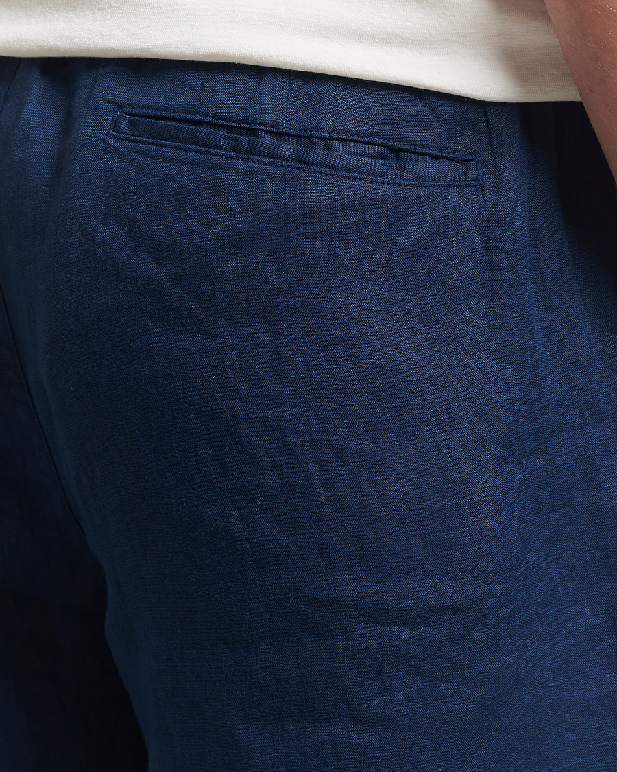 Polo Ralph Lauren Prepster Drawstring Linen Shorts Newport Navy