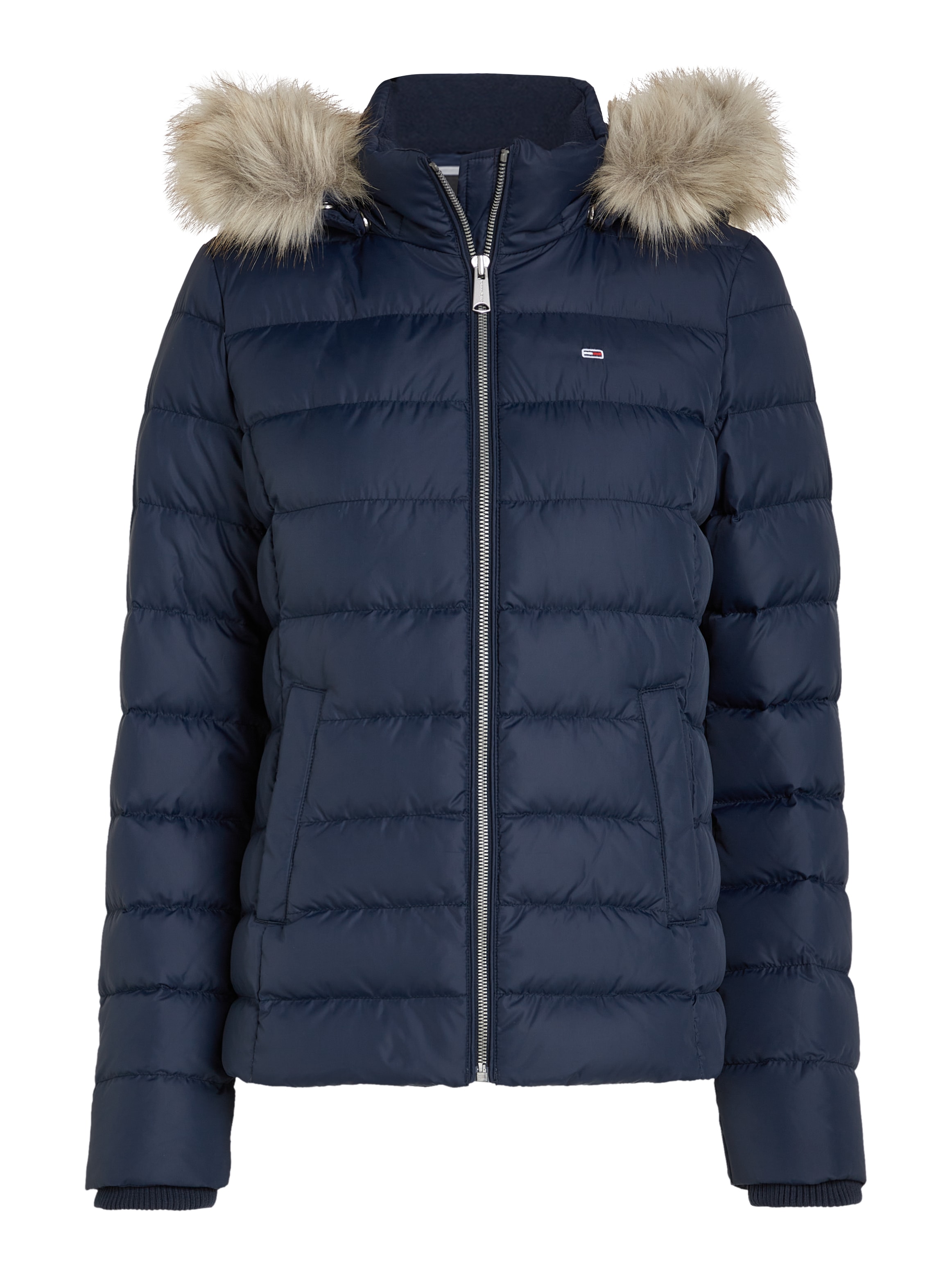 Tommy Jeans Curve Steppjacke »TJW BASIC HOODED DOWN JACKET EXT« mit Kapuze in Grossen Grössen, mit Kapuze