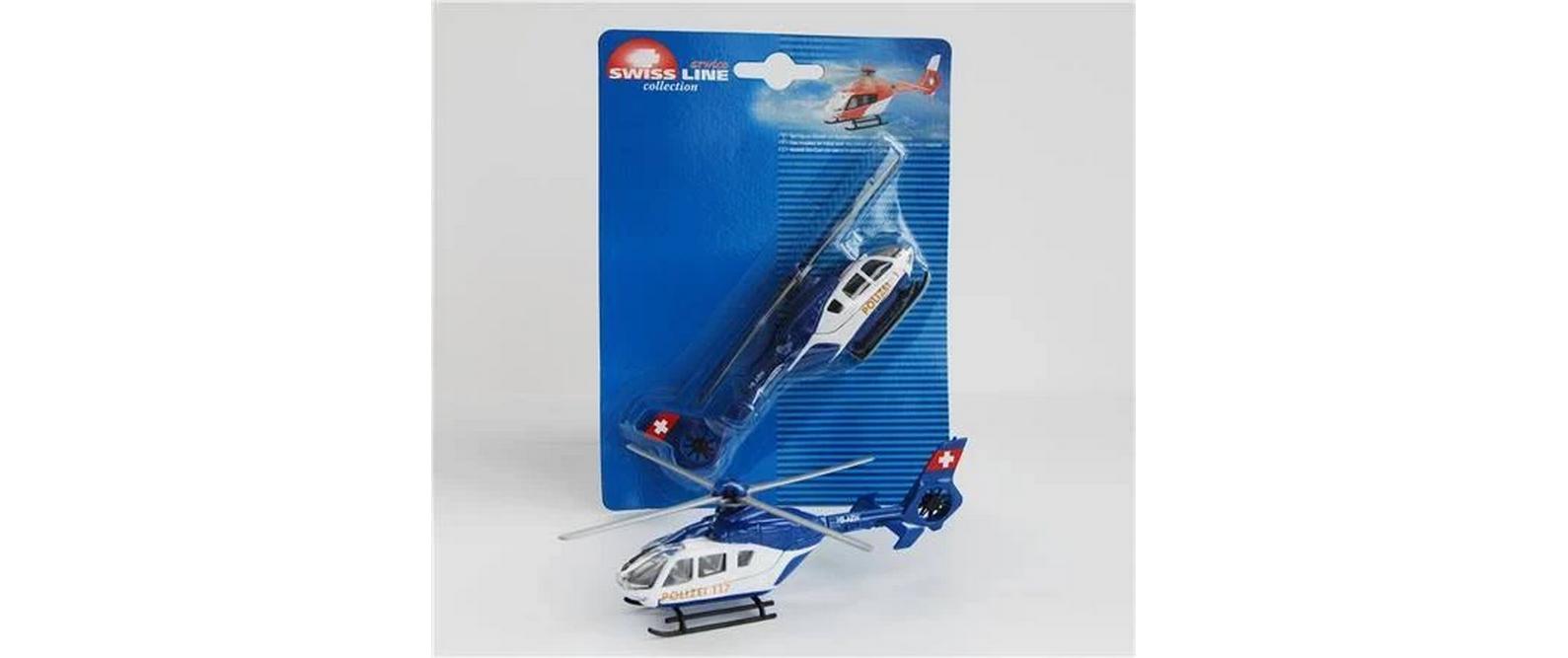 Toy EC-135 Polizei Helikopter 1:72Mini Polizei Helikopter ca. 13 cm