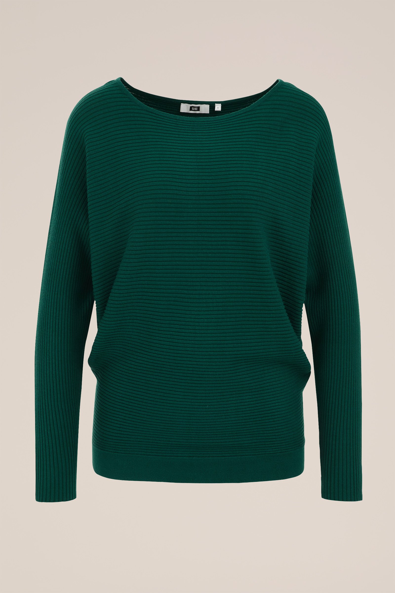 geribde trui WE Fashion Donkergroen