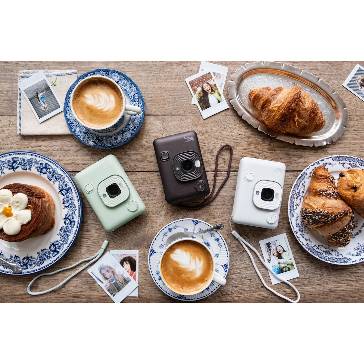 Fujifilm Instax Mini LiPlay instant camera (brown)