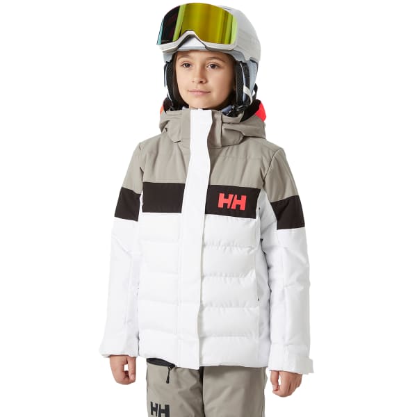 Veste de ski HELLY HANSEN JR DIAMOND JACKET WHITE
