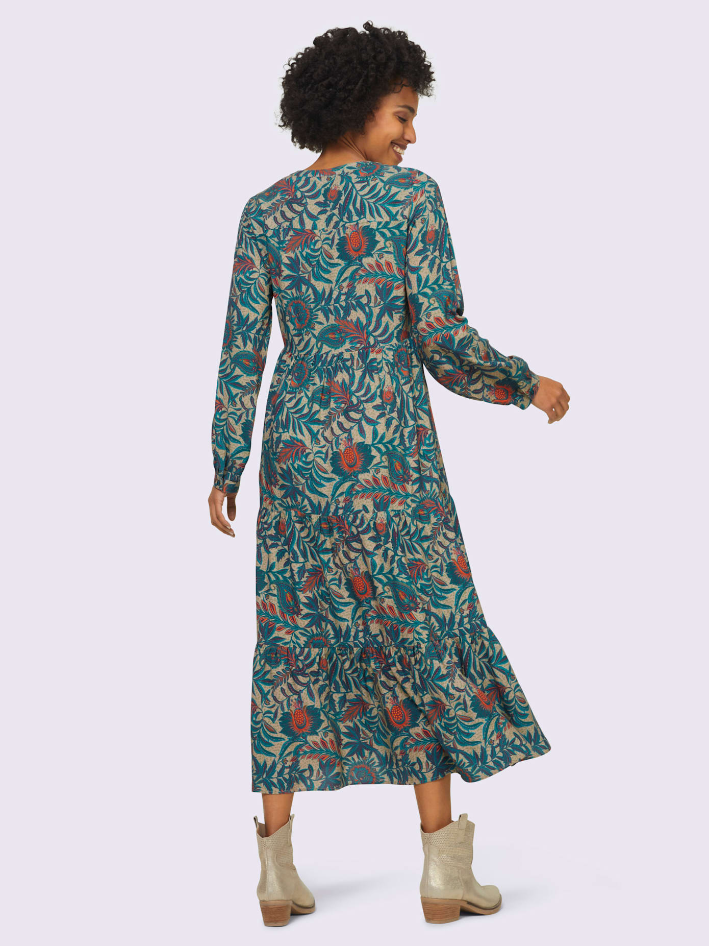 Robe imprimée qualité tissée